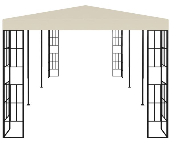 Krémszínű pavilon 3 x 6 m