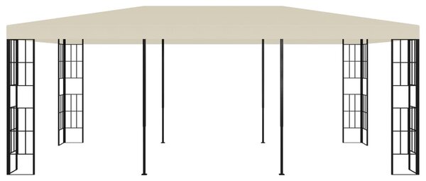 Krémszínű pavilon 3 x 6 m