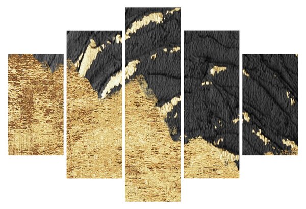 Kép - Arany szerkezet N⁰1 (150x105 cm)