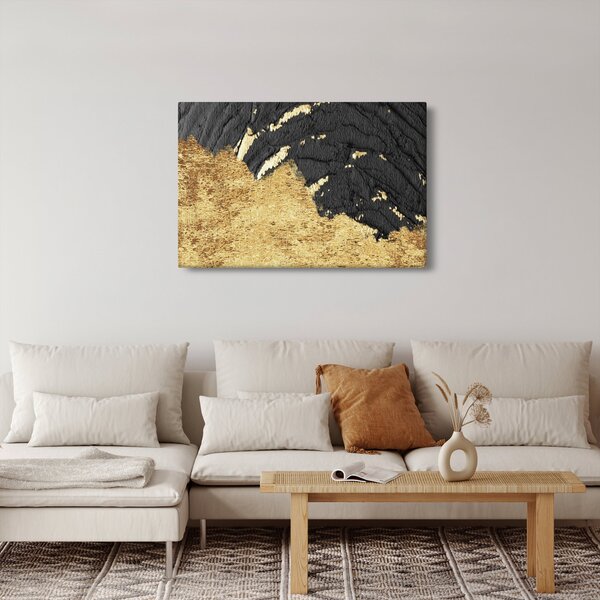 Kép - Arany szerkezet N⁰1 (90x60 cm)