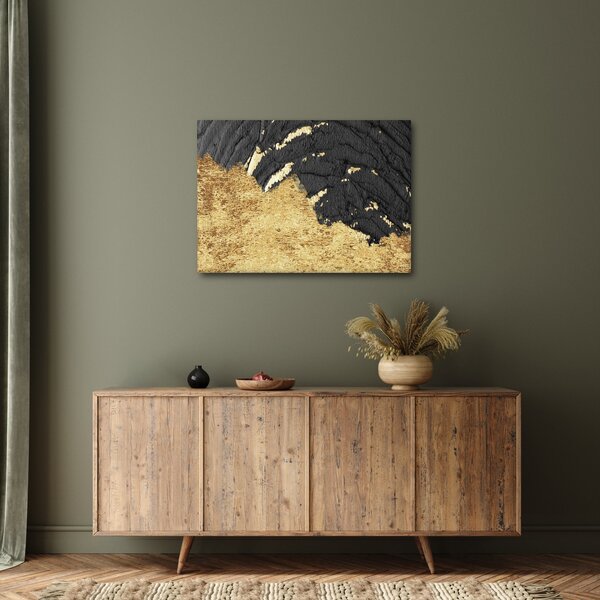 Kép - Arany szerkezet N⁰1 (70x50 cm)