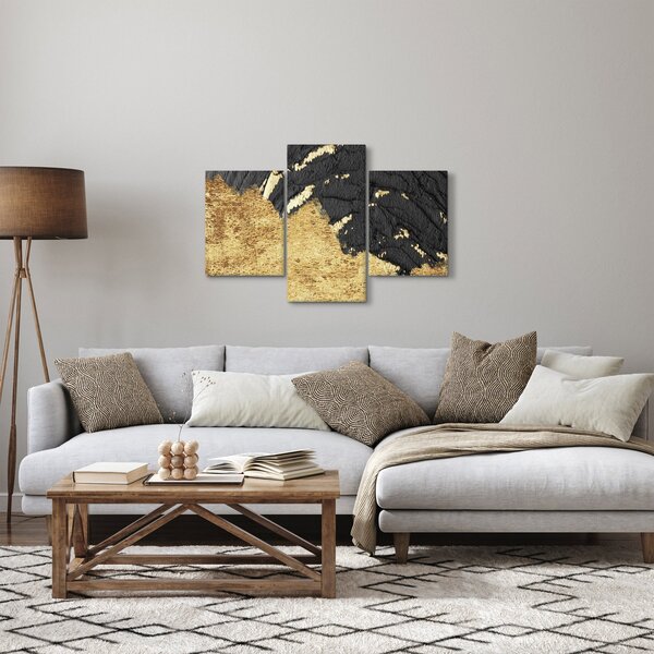 Kép - Arany szerkezet N⁰1 (90x60 cm)