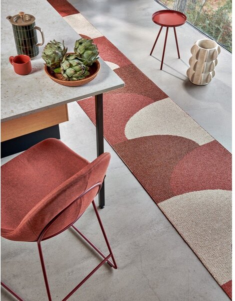 Téglavörös kültéri-beltéri futószőnyeg 70x180 cm Hill Brick Rust – Pappelina