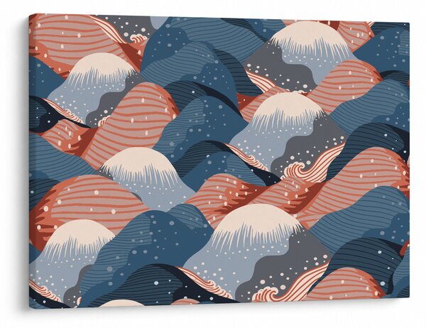 Kép - Japán hullámok (70x50 cm)
