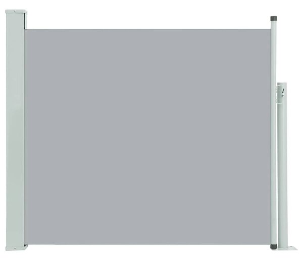 Szürke kihúzható oldalsó teraszi napellenző 100 x 300 cm
