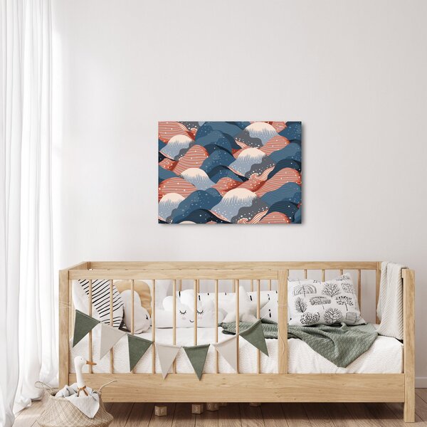 Kép - Japán hullámok (70x50 cm)