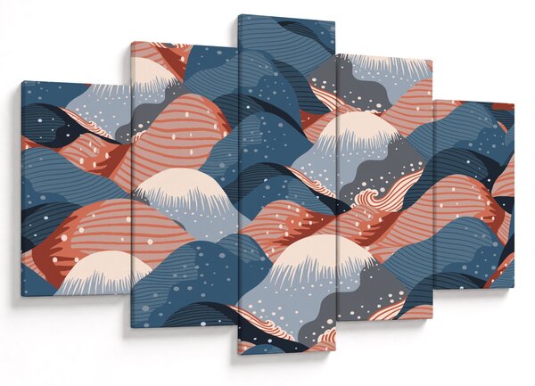 Kép - Japán hullámok (150x105 cm)