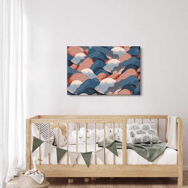Kép - Japán hullámok (90x60 cm)