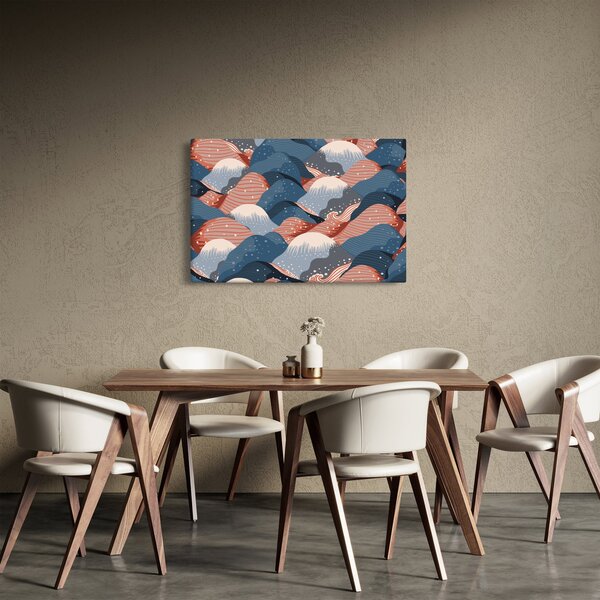 Kép - Japán hullámok (90x60 cm)