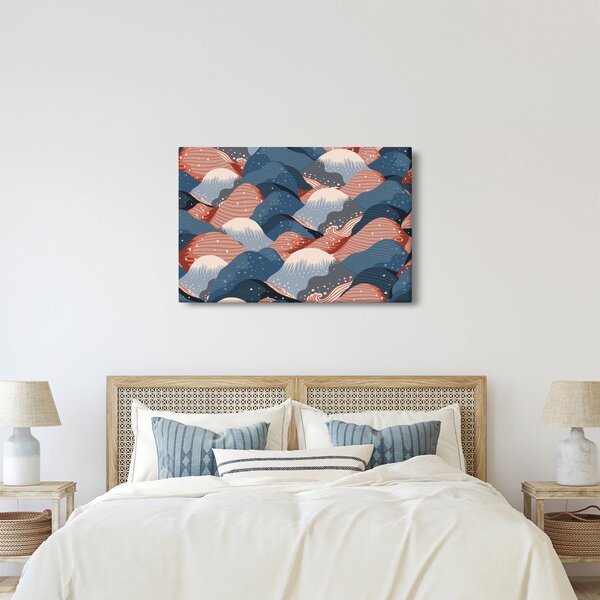 Kép - Japán hullámok (90x60 cm)