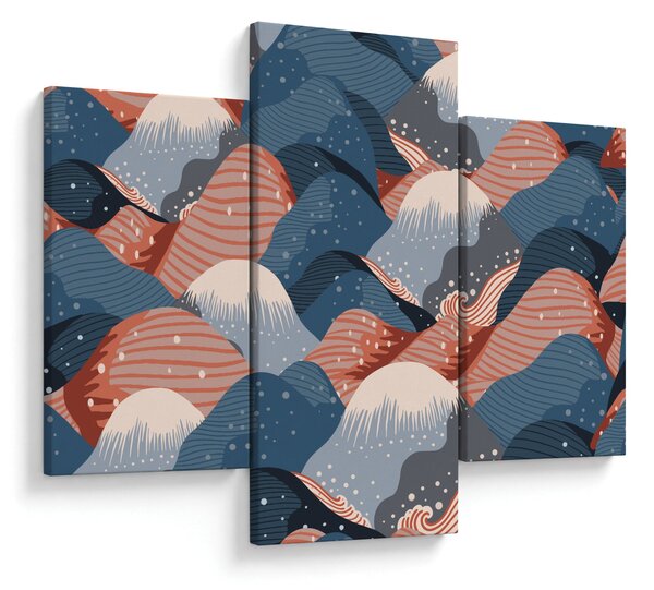 Kép - Japán hullámok (90x60 cm)