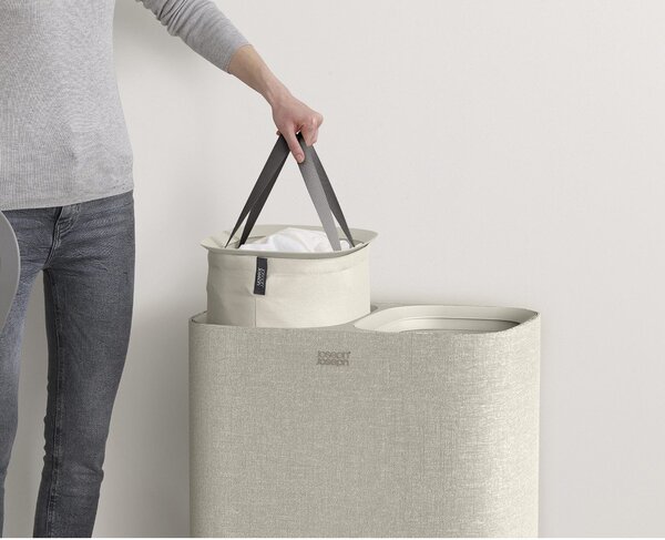 Textil szennyeskosár 45+45 l Tota – Joseph Joseph