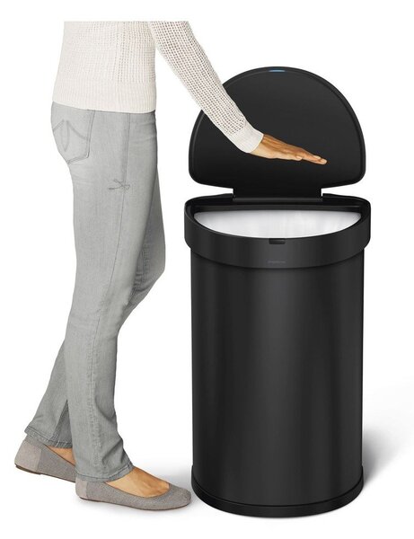 Rozsdamentes acél érintésmentes szemetes 45 l – simplehuman