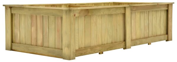 VidaXL impregnált fenyőfa magaságyás 196 x 100 x 50 cm