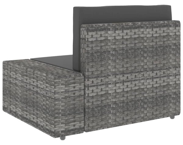 4 részes szürke polyrattan kerti ülőgarnitúra