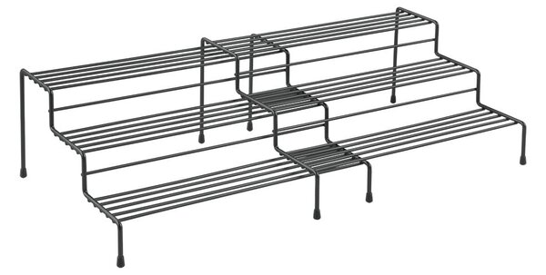 Lava fekete állítható konyhai polc - Metaltex