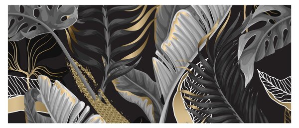 Kép - Arany dzsungel (120x50 cm)