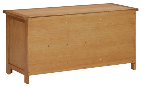 Tömör tölgyfa cipőtartó 90 x 37 x 45 cm