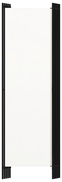 Fehér 5 paneles paraván 250 x 180 cm
