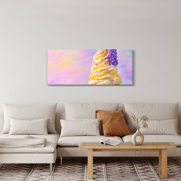 Kép - Levendulás fagylalt (120x50 cm)
