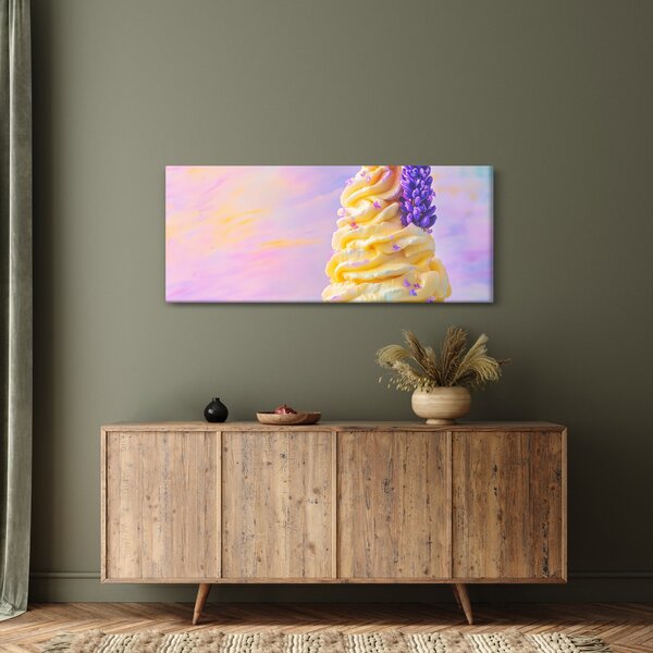 Kép - Levendulás fagylalt (120x50 cm)