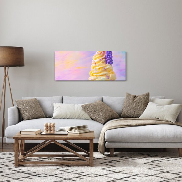 Kép - Levendulás fagylalt (120x50 cm)