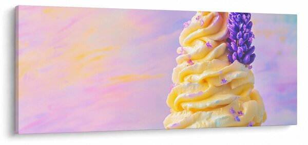 Kép - Levendulás fagylalt (120x50 cm)