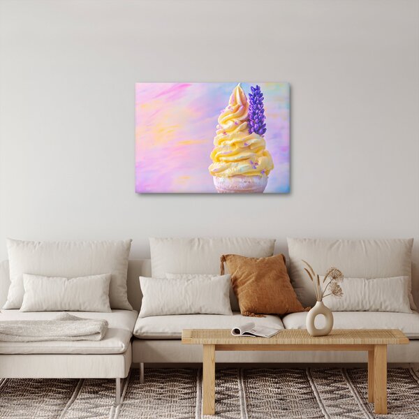 Kép - Levendulás fagylalt (70x50 cm)