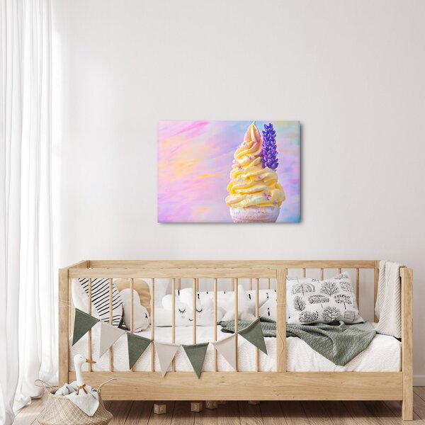 Kép - Levendulás fagylalt (70x50 cm)