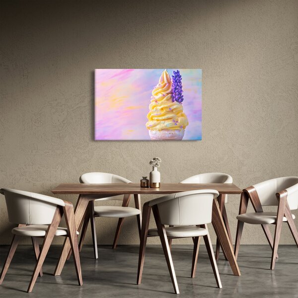 Kép - Levendulás fagylalt (90x60 cm)