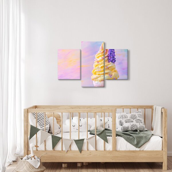 Kép - Levendulás fagylalt (90x60 cm)