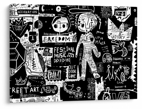 Kép - Graffiti (70x50 cm)