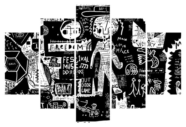 Kép - Graffiti (150x105 cm)