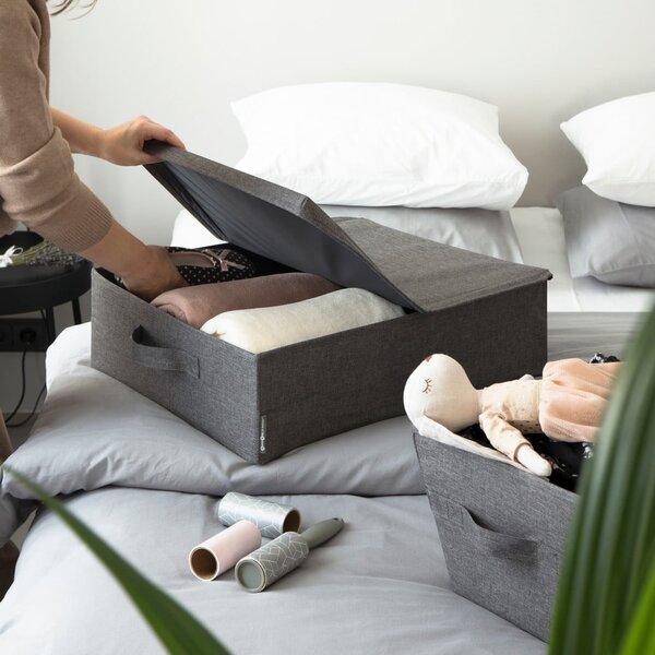 Underbed szürke tárolódoboz - Bigso Box of Sweden