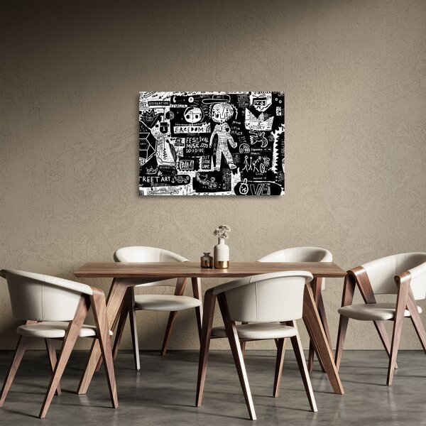 Üveg kép - Graffiti (70x50 cm)