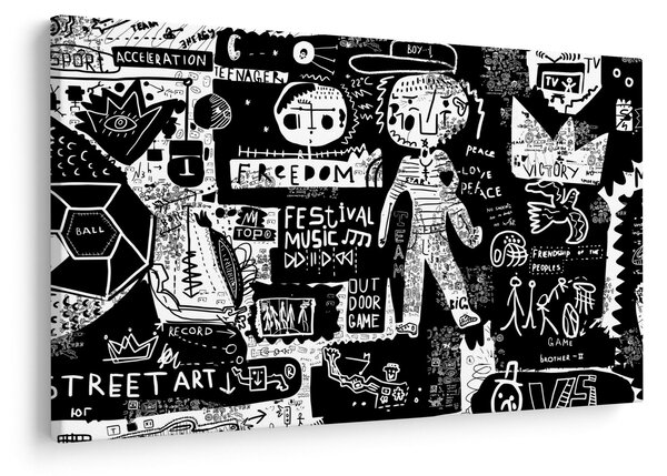 Kép - Graffiti (90x60 cm)
