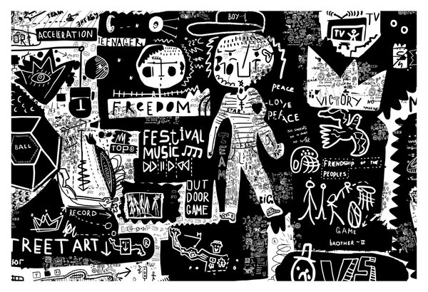 Kép - Graffiti (90x60 cm)