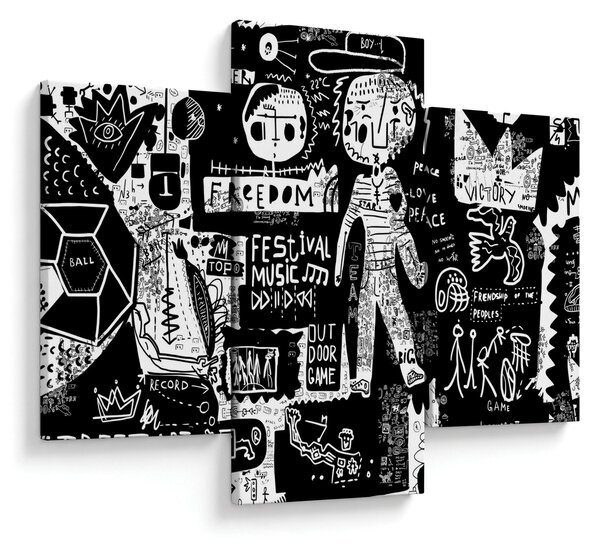 Kép - Graffiti (90x60 cm)