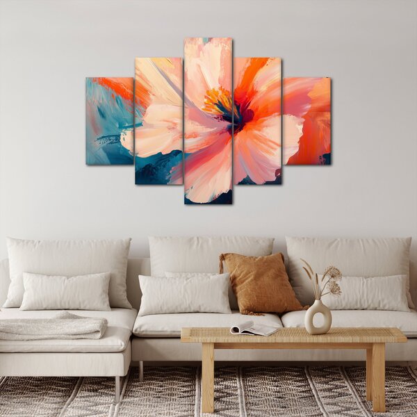 Kép - Festett virág (150x105 cm)