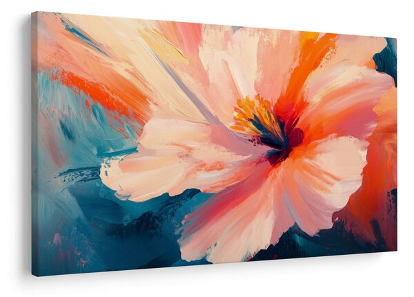 Kép - Festett virág (90x60 cm)
