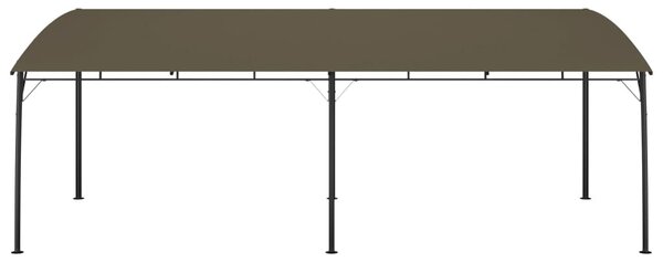 Tópszínű kerti napellenző 6 x 3 x 2,55 m