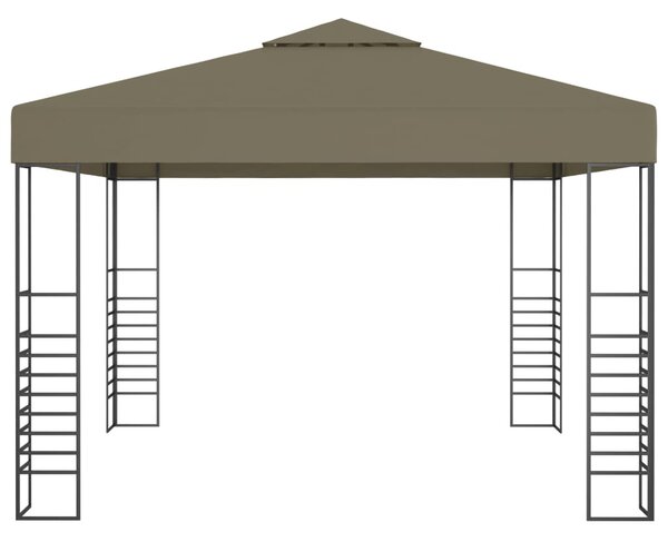 Tópszínű kerti pavilon 3 x 3 m 180 g/m²