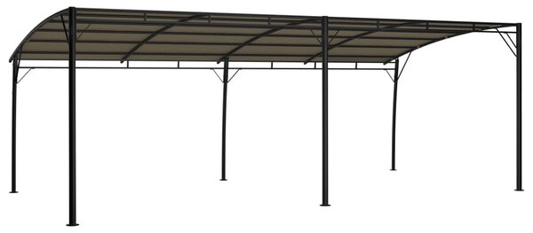 Tópszínű kerti napellenző 6 x 3 x 2,55 m