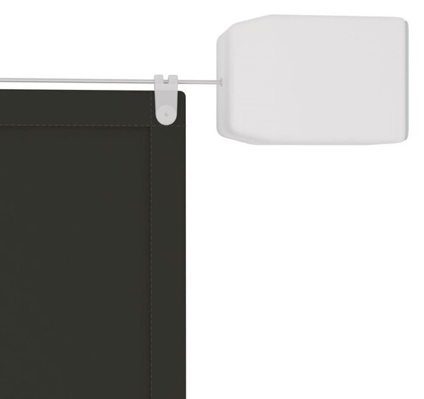 Antracitszürke oxford-szövet függőleges napellenző 140x420 cm