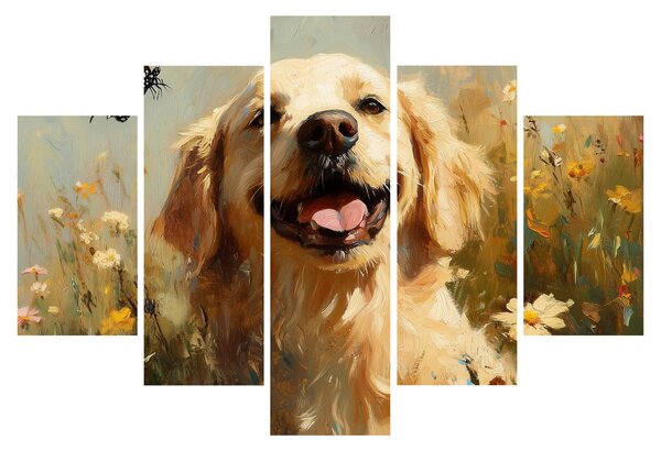 Kép - Boldog kutyus (150x105 cm)