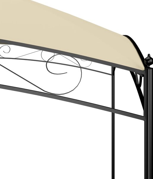Krémszínű pavilon 3 x 4 x 2,65 m 180 g/m²