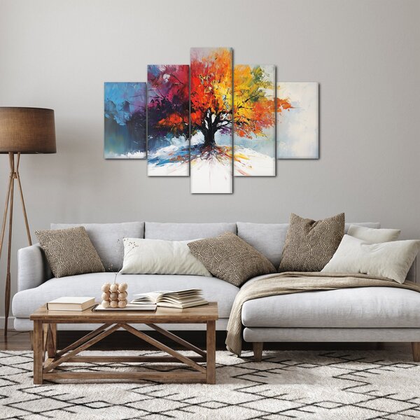 Kép - Színes fa (150x105 cm)