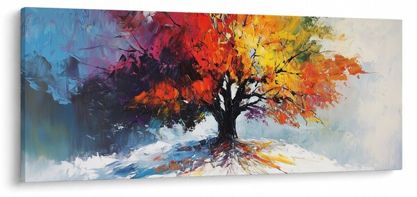 Kép - Színes fa (120x50 cm)