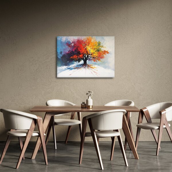 Kép - Színes fa (70x50 cm)