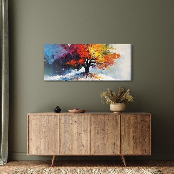 Kép - Színes fa (120x50 cm)
